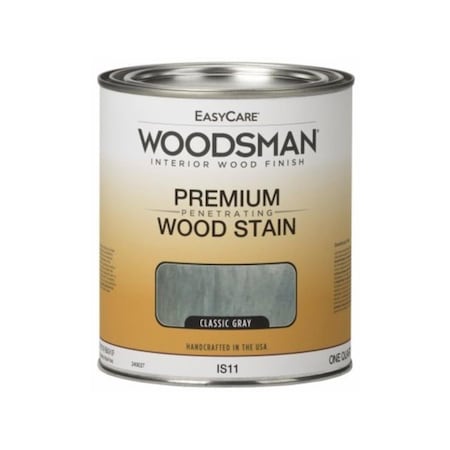 Gourmetgalley 1 qt. Woodsman Oil Base Interior Stain, Classic Gray GO3845145